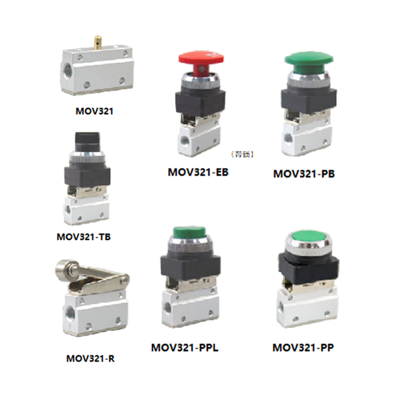 MOV Series 2 Position 3-vägs pneumatisk mekanisk ventil
